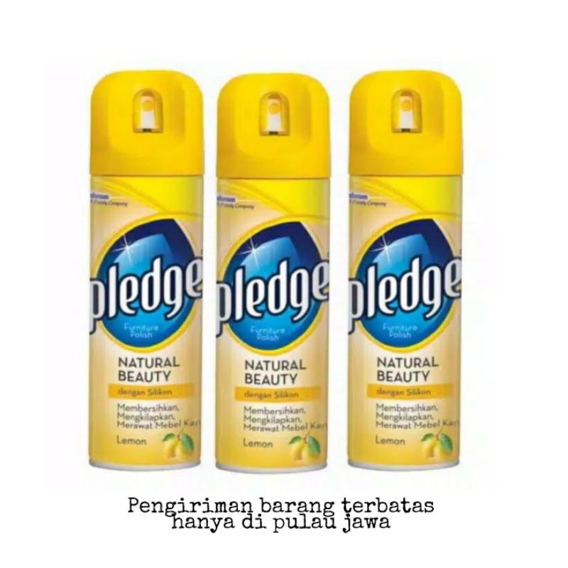 Lemon Pledge Aerosol Pengkilap Furniture Dan Perawatan Body Motor