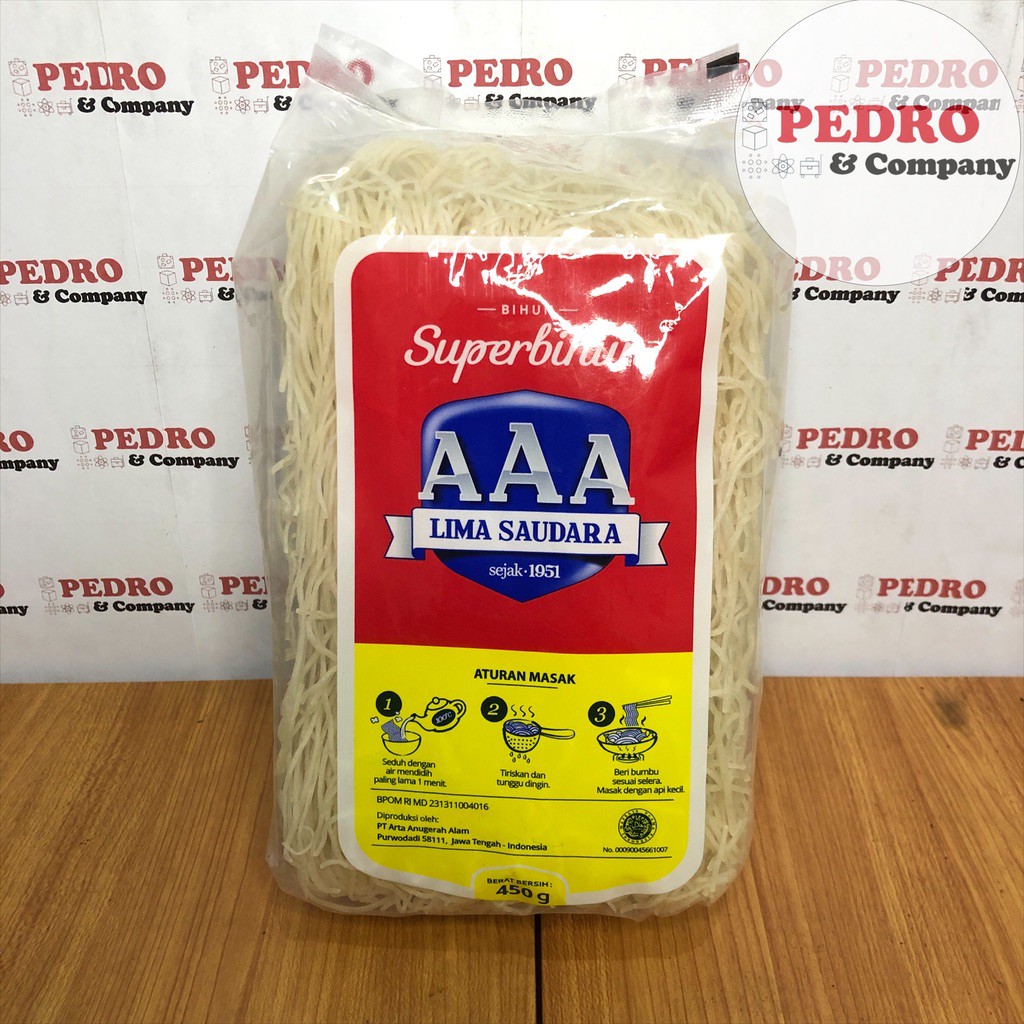 

Super bihun AAA lima saudara 450 gram - rice noodle / vermicelli