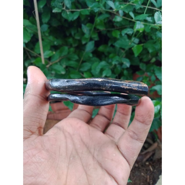 gelang akar bahar hitam minimalis/gelang akar bahar