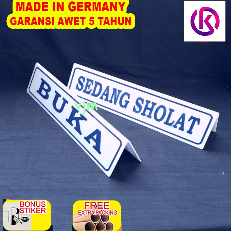 

Murah Acrylic BUKA / SEDANG SHOLAT (29cm x 75cm)