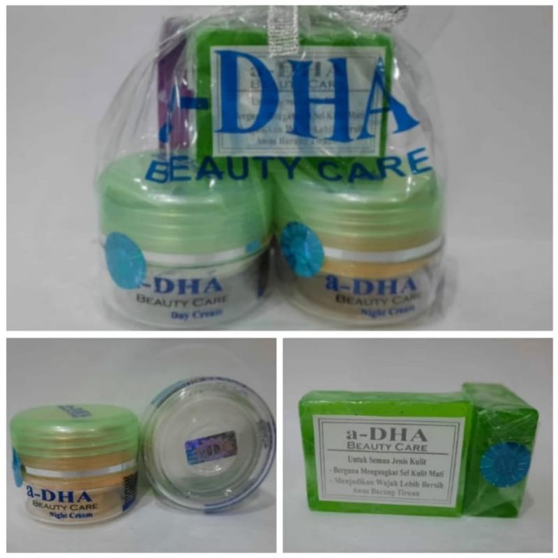 PAKET CREAM a DHA ORIGINAL HOLOGRAM MDS BIRU