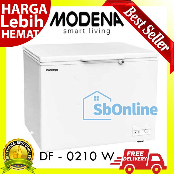 DOMO BY MODENA Chest Freezer 210 Liter DF 0210 W