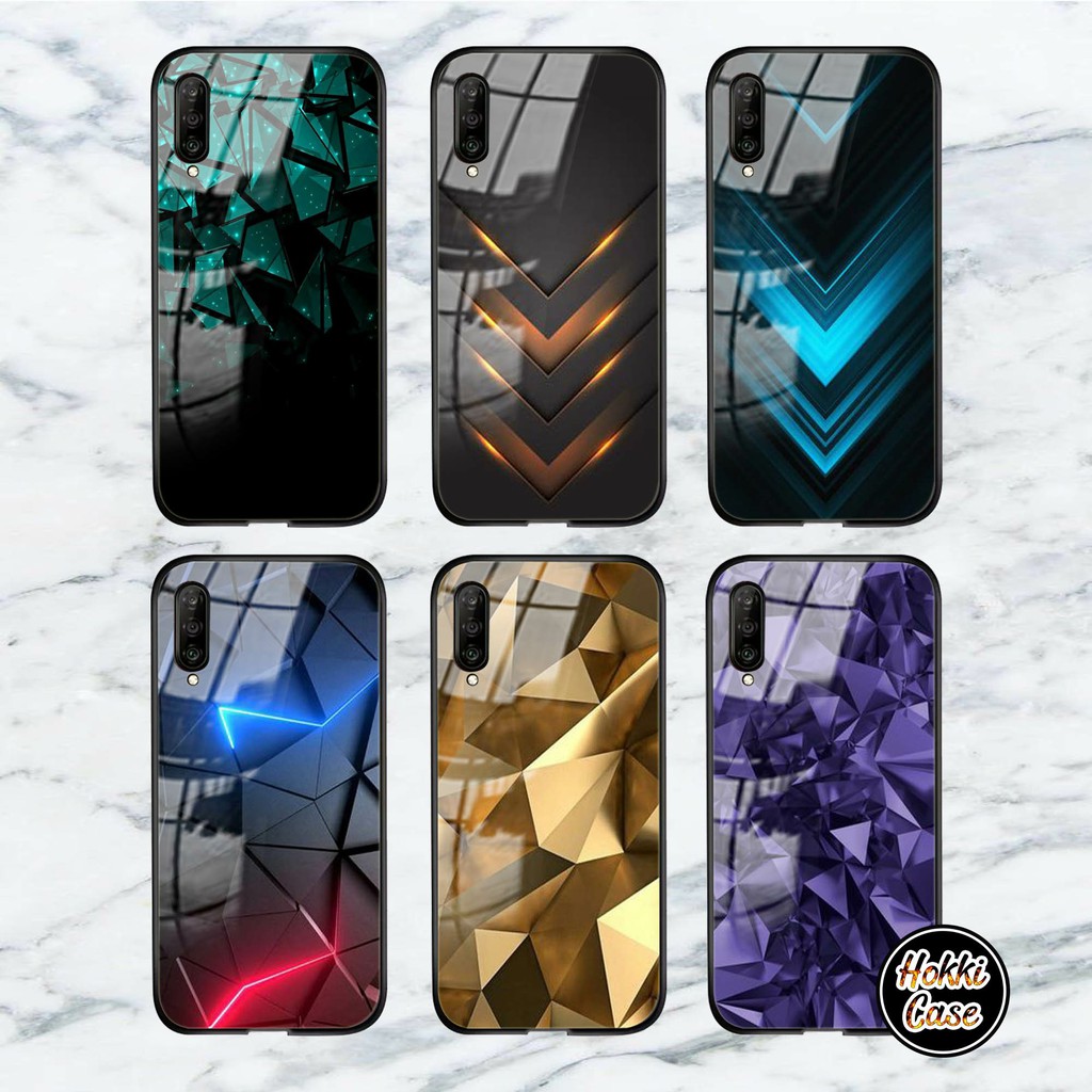 Softcase Glass Kaca  SAMSUNG A50 - [H82] - Case Kaca SAMSUNG A30S- Softcase SAMSUNG A50S A30S A50