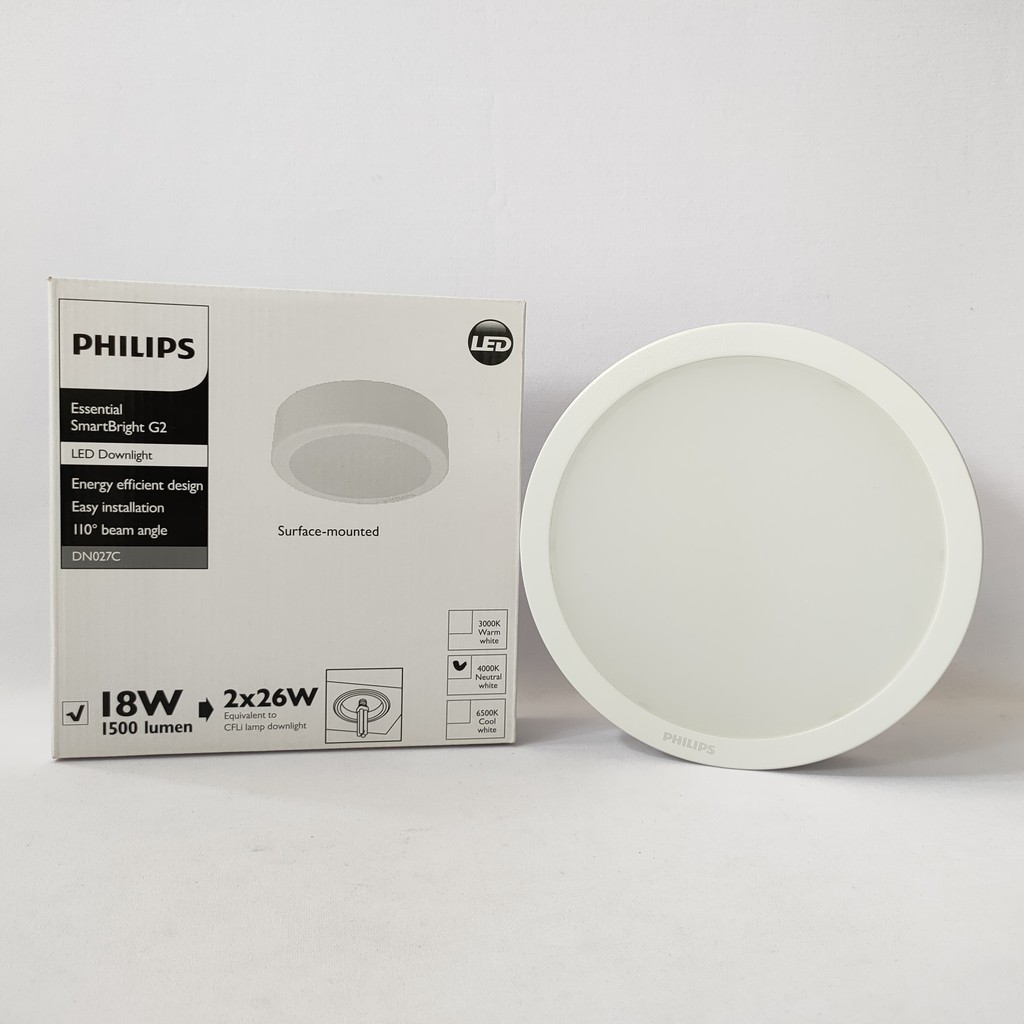 Philips Lampu Downlight 18W OutBow - DN027C