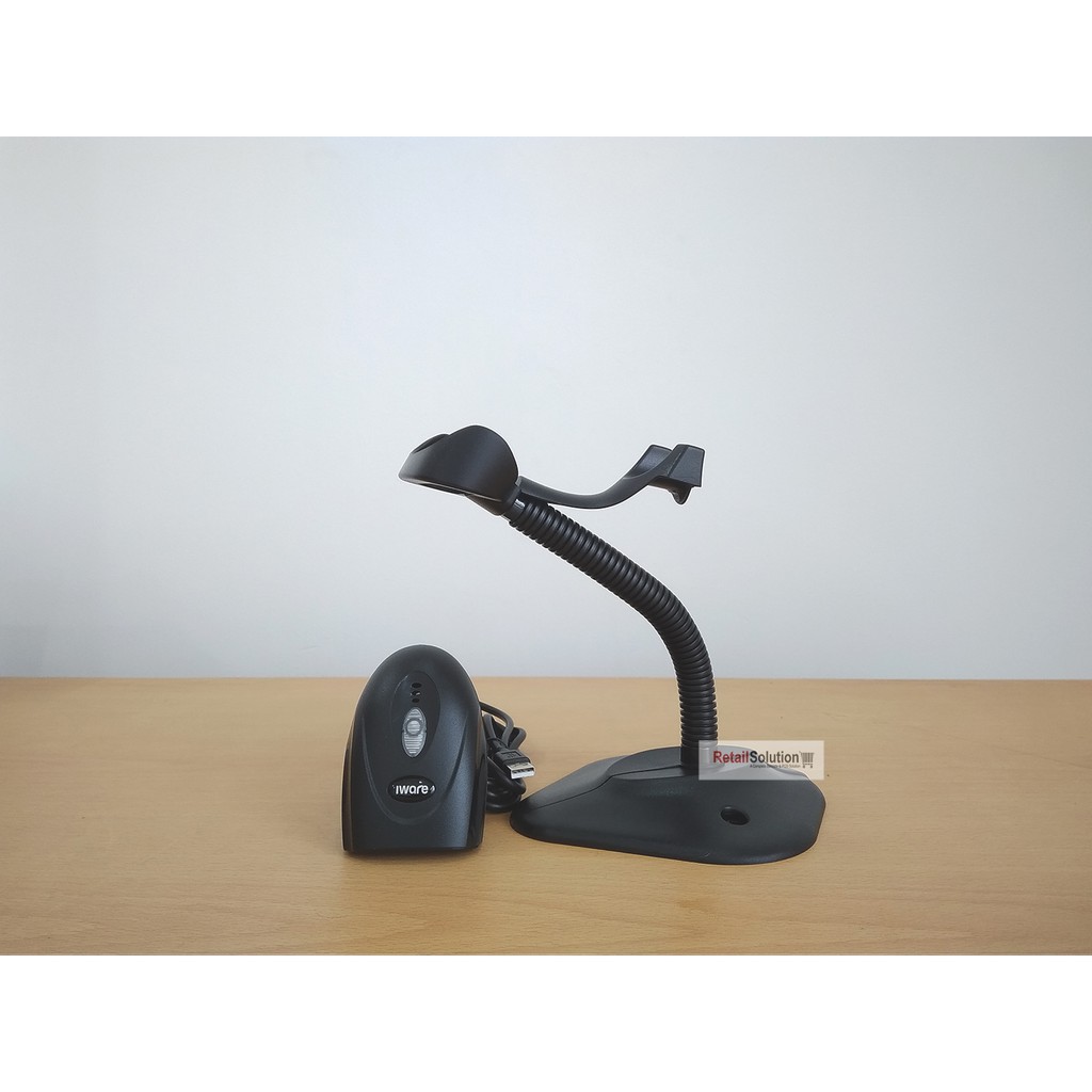 Iware BS E8AS / BS-EA8S / BSEA8S 1D Barcode Scanner USB Plus Stand