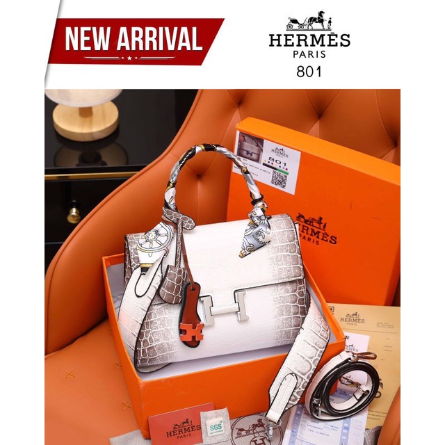 HMS Cluny Constance Niloticus Himalayan Crocodile Bag #801 #11