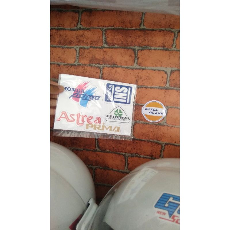 Stiker Helm GL Series, Astrea Prima, Astrea Grand
