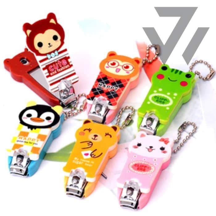 Gunting Kuku Karakter Lucu / Nail Clippers Ukuran Kecil Souvenir Ready