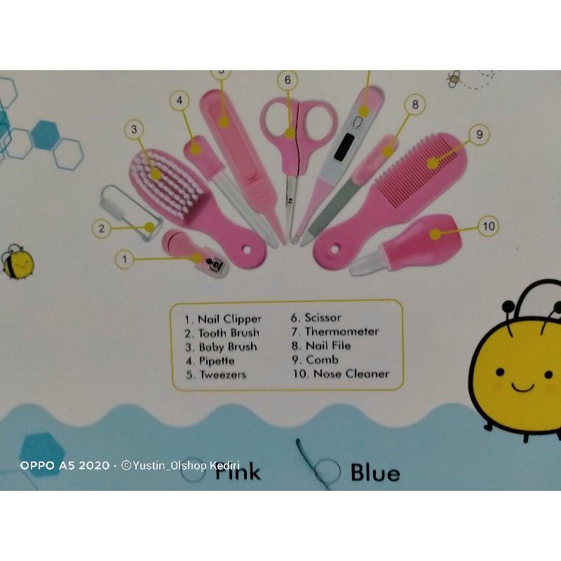 Baby care Kit lengkap 10 in 1/ Paket perawatan bayi/ Nail care