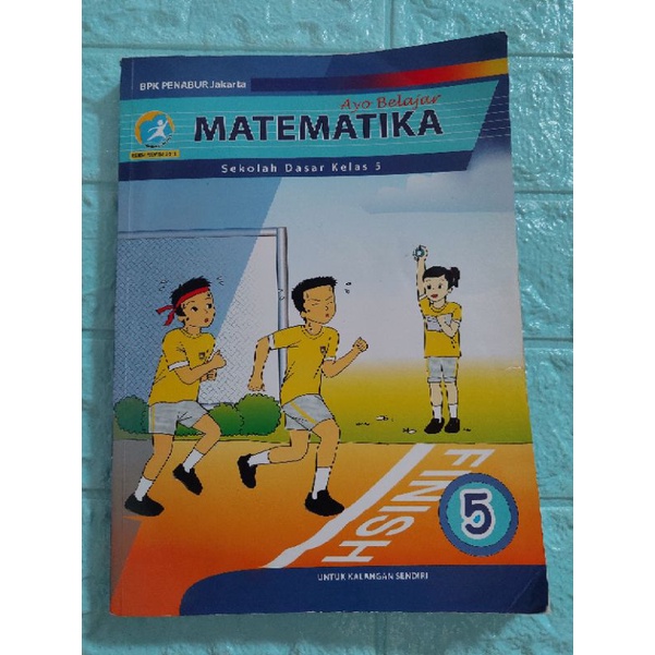 Preloved buku bekas Matematika SD kelas 5 BPK Penabur