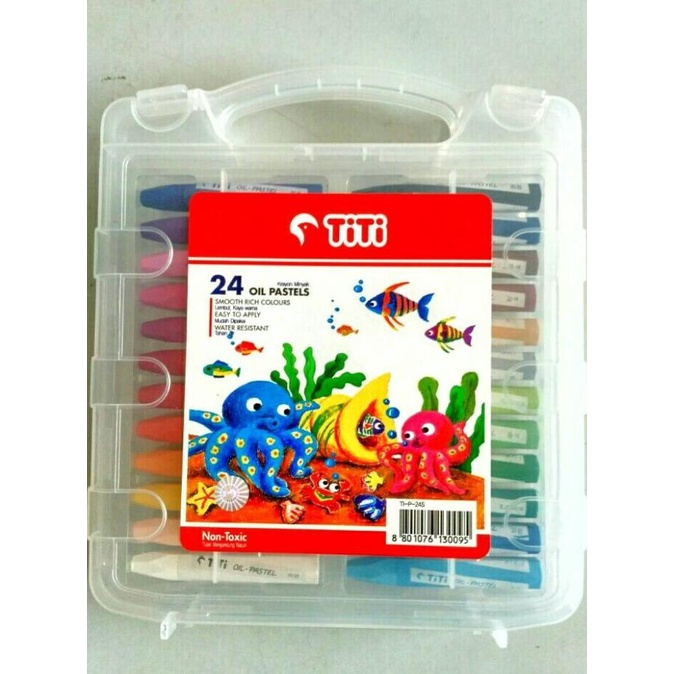 

Crayon Titi 24 Warna/ Krayon 24 Warna Titi/ Oil Pastels Titi