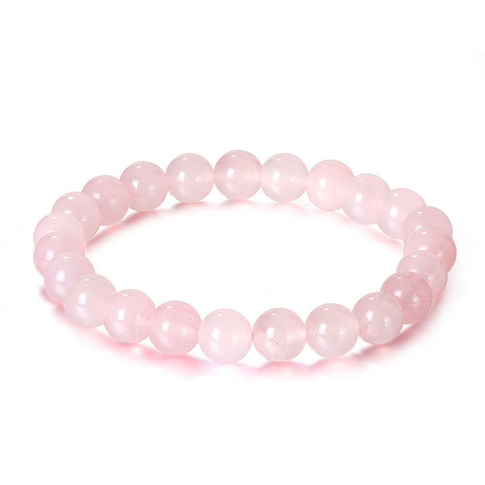 Mxbeauty Wanita Gelang Kristal Adjustable Sederhana Perhiasan Aksesoris Hadiah Kekasih Warna Solid Temperamen Beruntung Manik-Manik Bulat