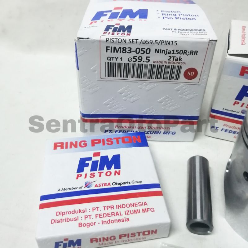 Piston seher kit ninja r ninja rr oversize 50 fim