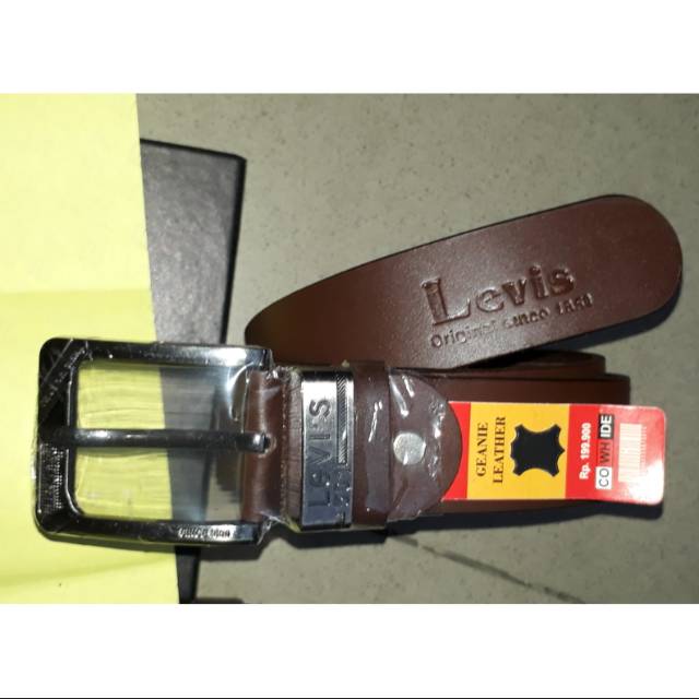 Ikat Pinggang Pria Kulit /Gesper Sabuk Metal Buckle Good Quality