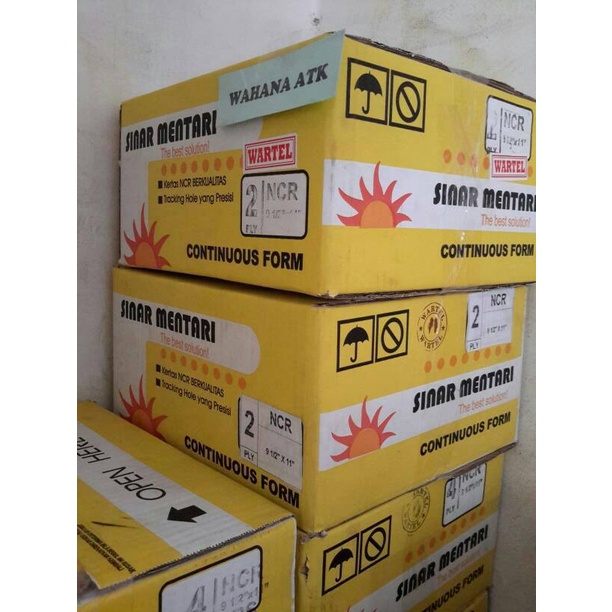 

Continuous form sinar mentari ukuran rtel 9,5:2 x 11:2 2 ply