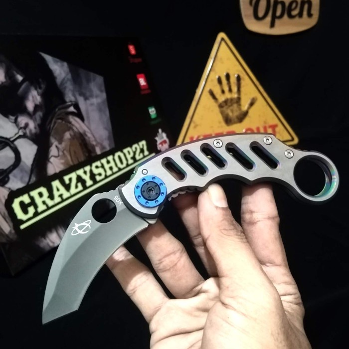 Jual Pisau Lipat Kerambit Mantis X05 / KERAMBIT / Pisau Lipat Limited