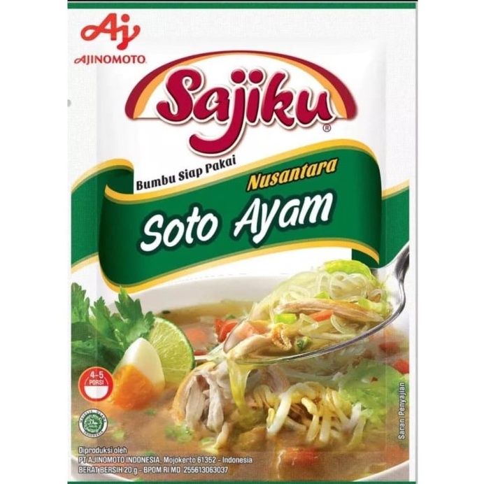 

SAJIKU SOTO AYAM NUSANTARA BKS 20 GR