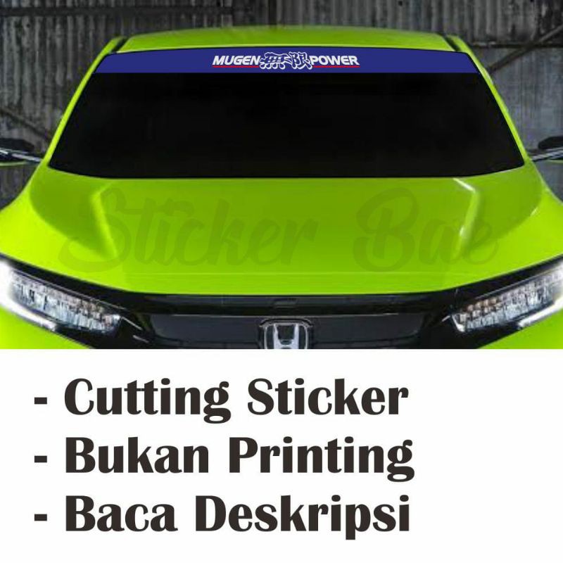 stickerbae4 stiker mobil mugen power sticker kaca mobil stiker cutting