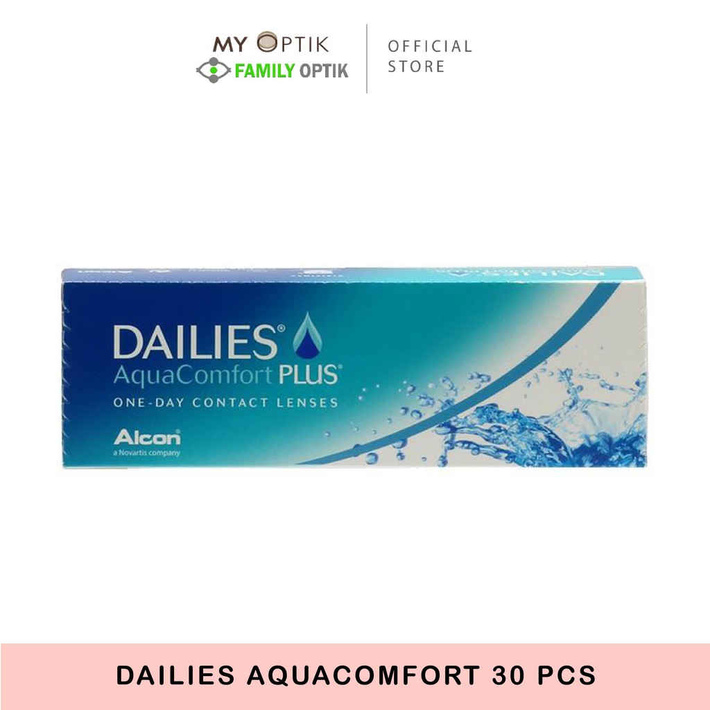 Dailies AquaComfort Plus 15 Pasang (Clear) softlens bening