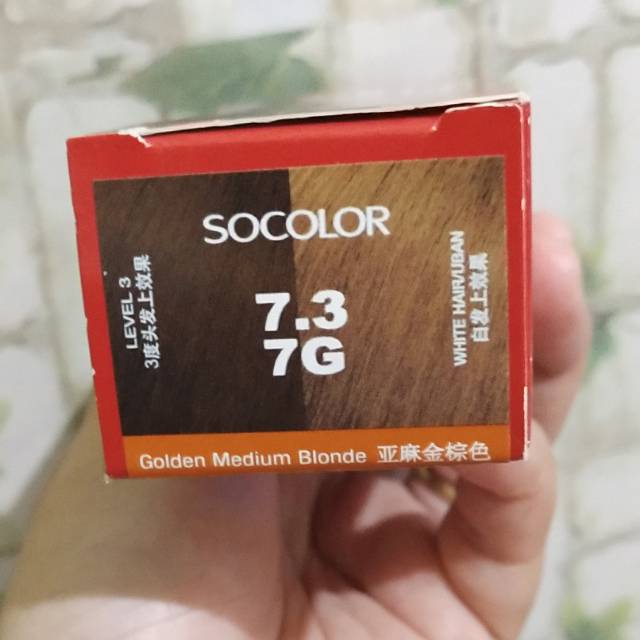 MATRIX SOCOLOR 7.3 7G Golden Medium Blonde Cat Rambut