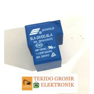 Relay Kodok 30A 24V Songle Relay 24 v