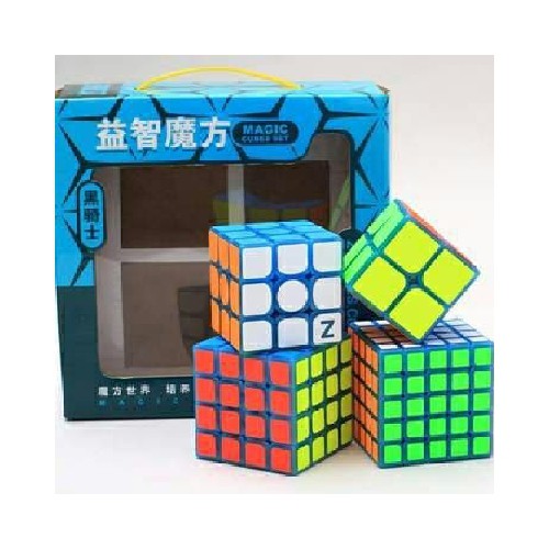 3x3 2x2 4x4 Z-Cube Dijual Berkualitas Luminous Pack 5x5 Blue Gift Rubik Paket