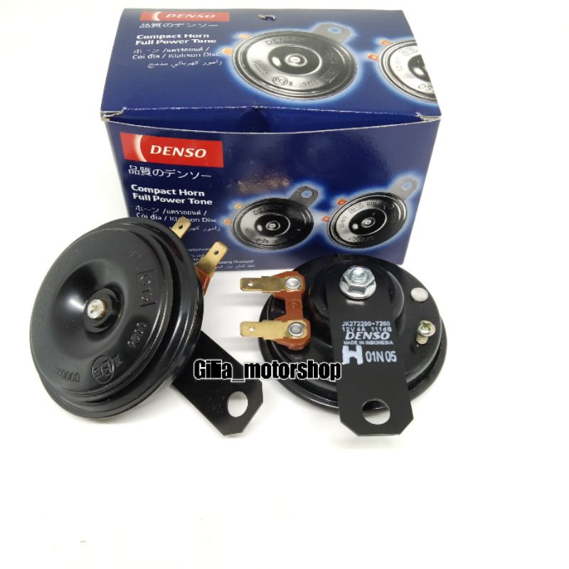 Klakson Denso Disc Bulat WaterProof 12 V Bisa Buat Motor &amp; Mobil 100% Original