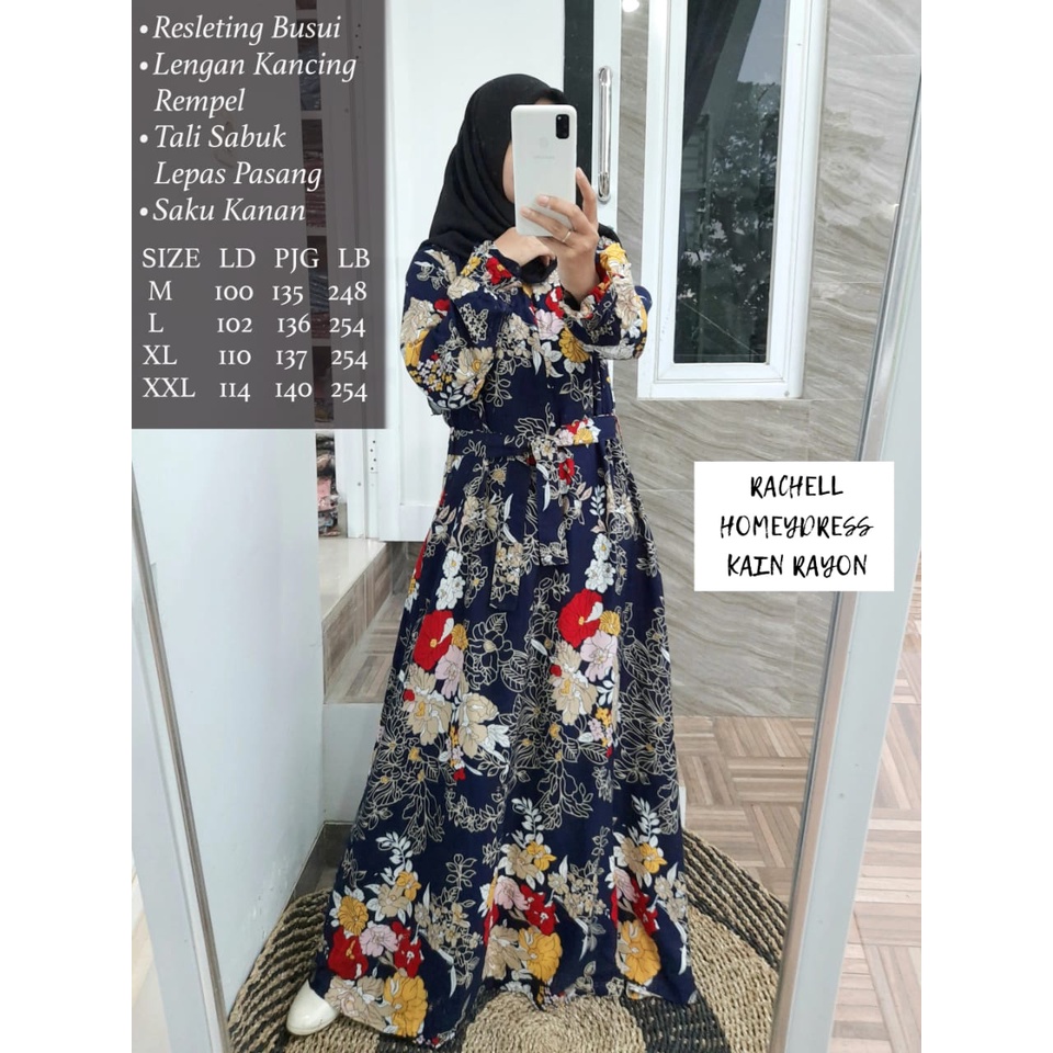 Homeydress Ethnic/ Gamis Rayon Ethnic Terbaru