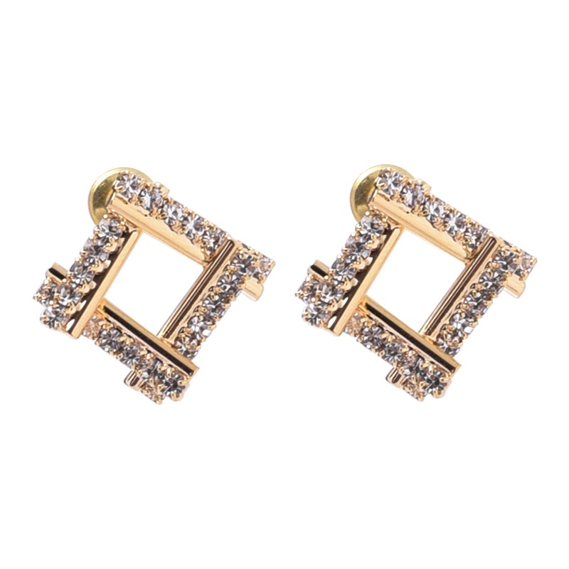 Anting-anting wanita anting-pribadi bermutu tinggi serbaguna Korea sederhana temperamental diamond s