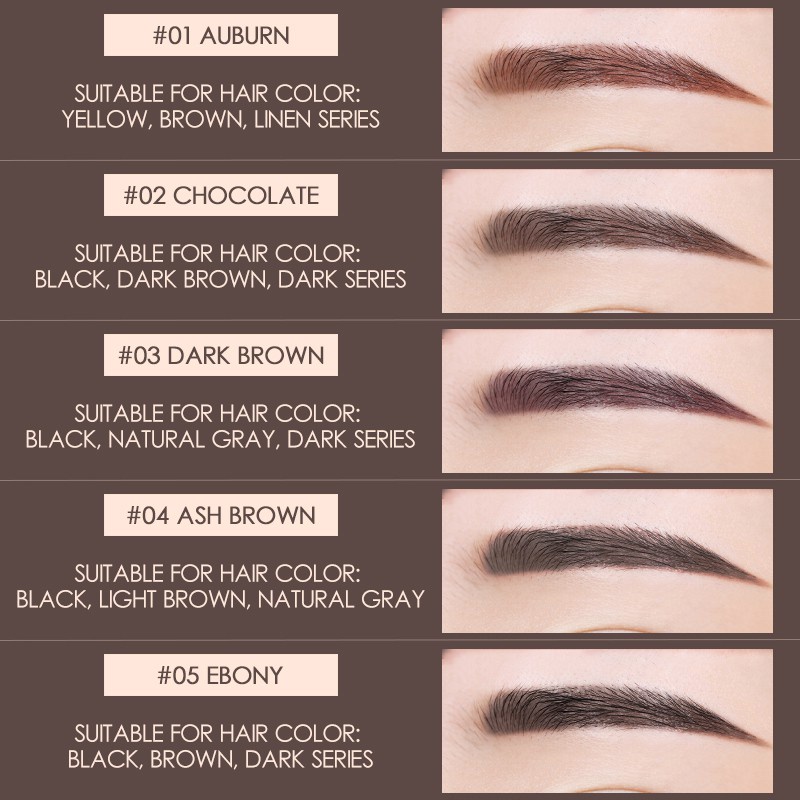 FOCALLURE Eyebrow Cream Eyebrow Gel Waterproof Pensil Alis Sikat Alis Tahan Air Tahan Lama Tahan Lama