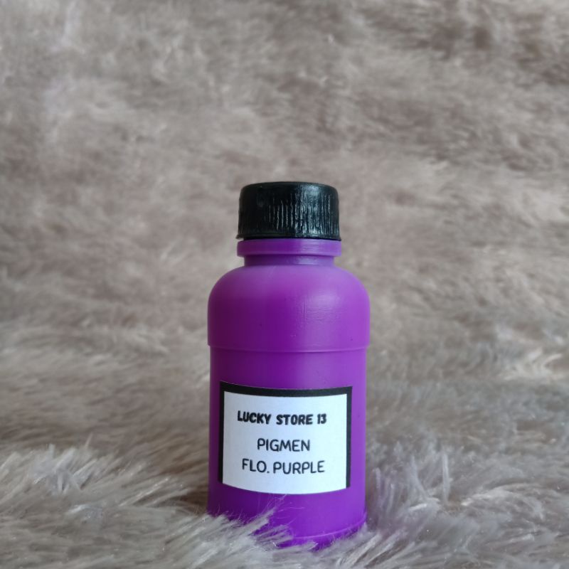 PIGMEN 60GR FLUORESCENT PURPLE Ungu Stabilo Besar Pewarna Sablon Color Colour Bundle Slime Clay DIY 