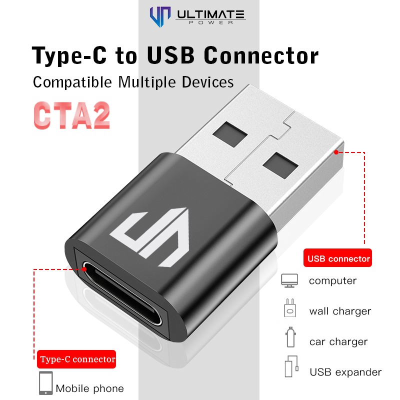 Connector Adapter Type-C Ultimate Power  to USB CTA2