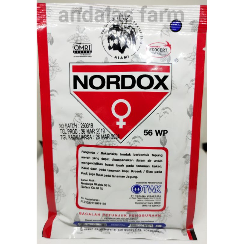 

Fungisida Nordox 56WP @100gr