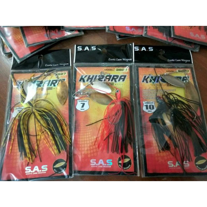 SPINNER BAIT SAS KHIZARA UMPAN GABUS & TOMAN