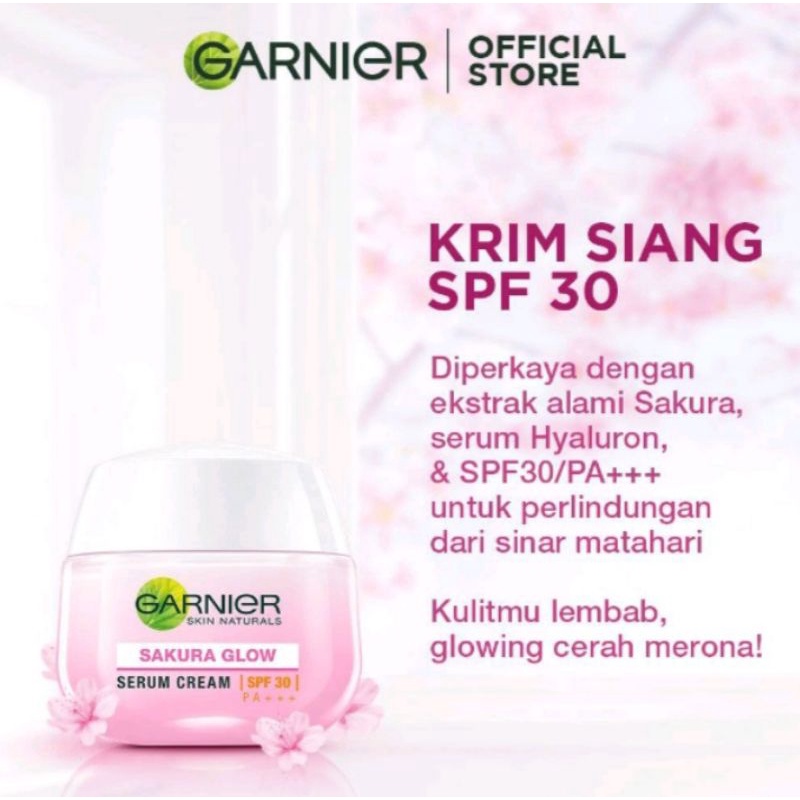 Garnier Sakura White Pinkish Serum Day/Night Cream 50ml