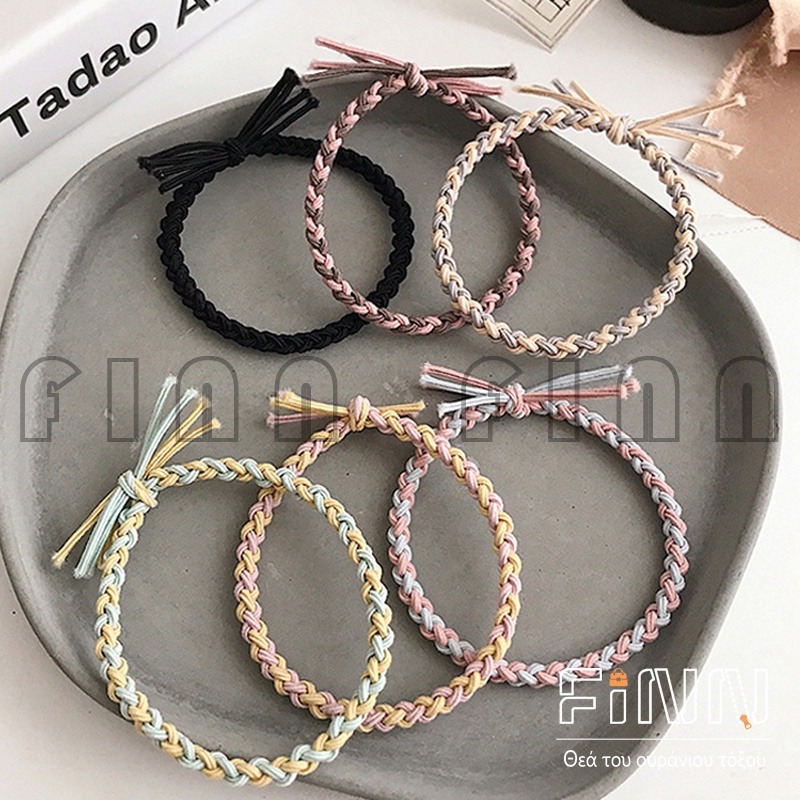 Ikat Rambut Kepang Jeneva 2 Warna /  Ikat Rambut Wanita Korea Kepang Hair Accessories