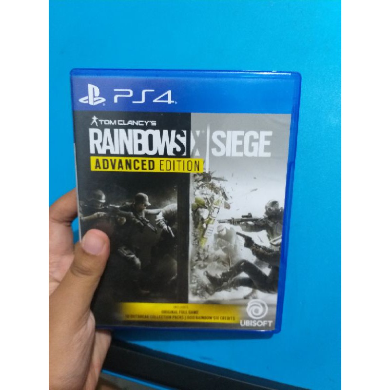 PROMO.... bd dvd kaset game ps4 tom clancy's rainbow six siege (bekas)
