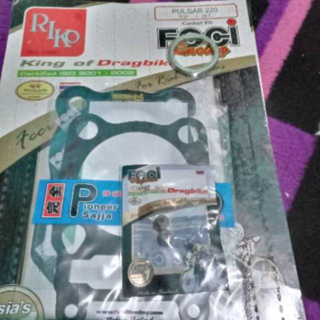 Paking top set pulsar 220