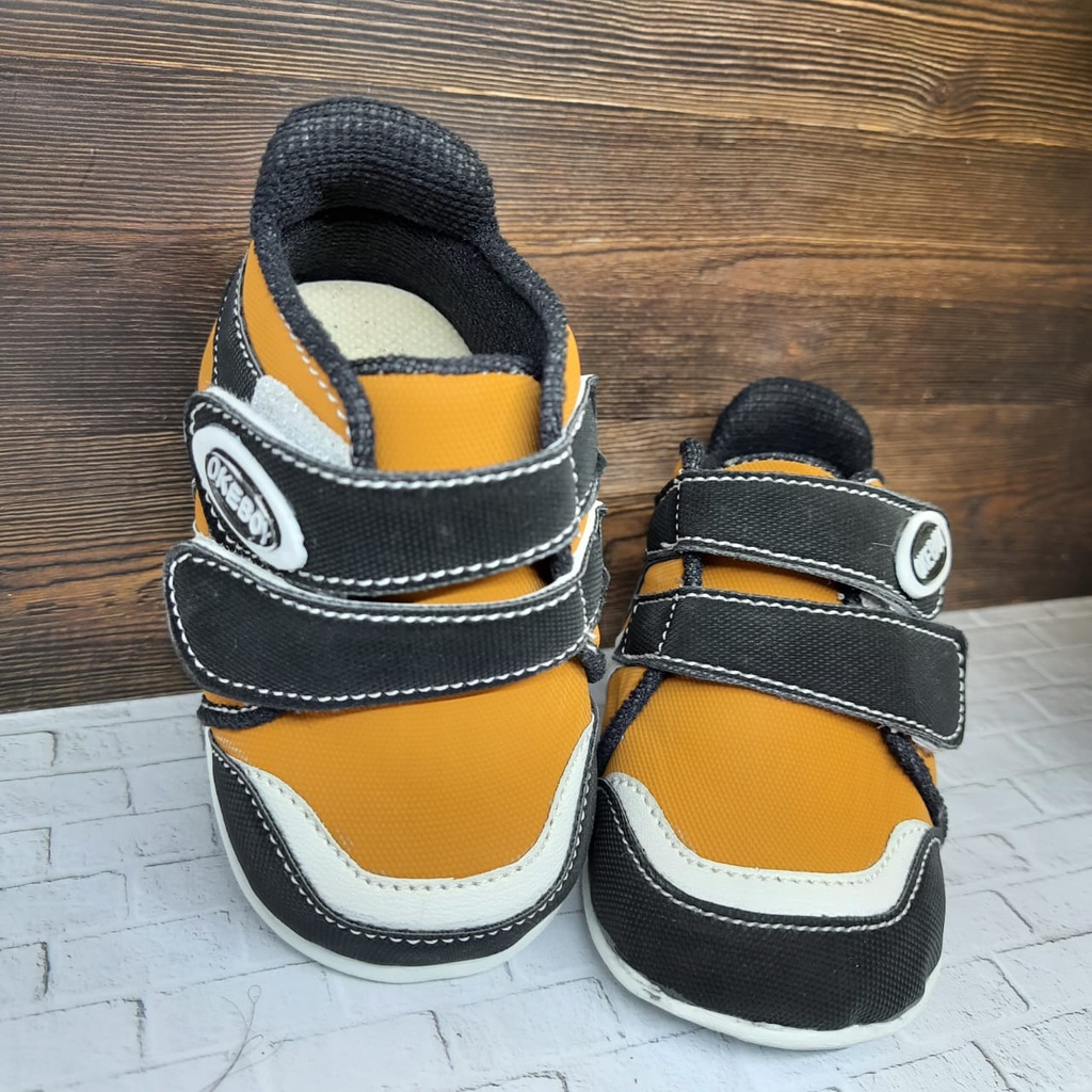 mandirishoesstore-SEPATU SNEAKER ANAK LAKI-LAKI UNTUK USIA 1 2 3 TAHUN SOL BUNYI GAY07