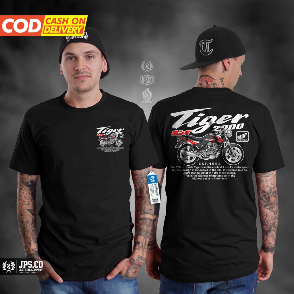 KAOS TIGER BIKERS BROTHERHOOD BAJU TIGER RWP