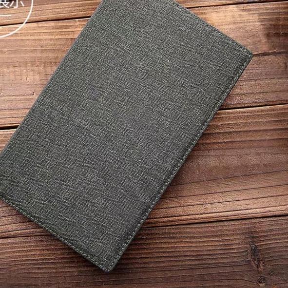 ✩ Dompet Pria Dompet Kanvas Nilon Tebal JK015 Dompet Pendek Passport BOX - Abu-abu ♚