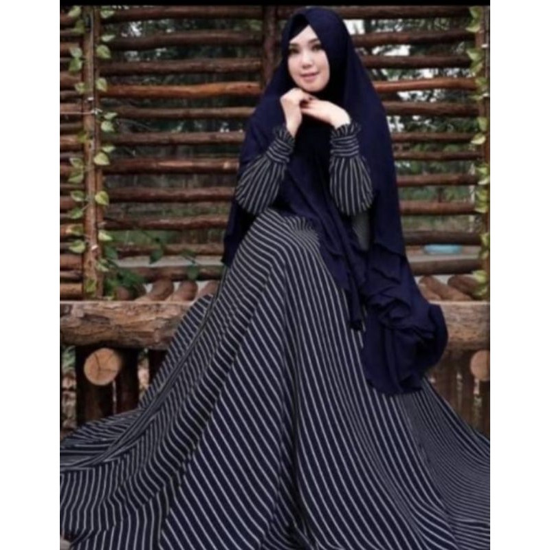 GAMIS SYAR'I ASDF MONALISA  PREMIUM SET HIJAB CERUTY