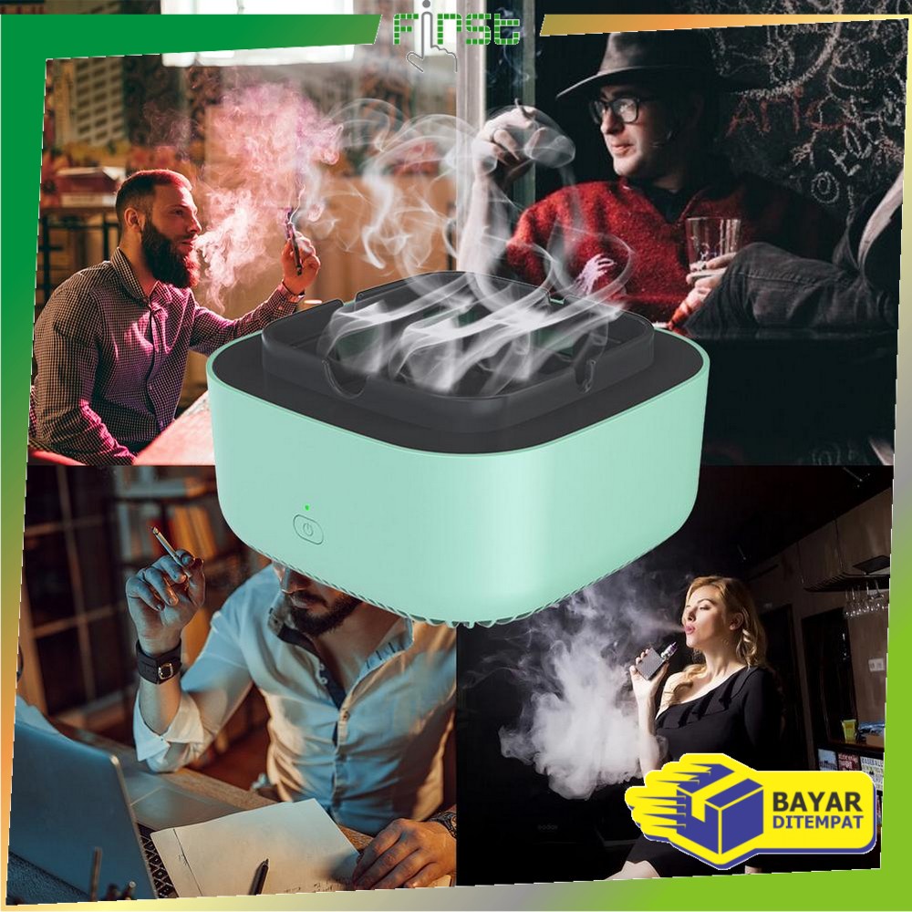 NEW FH-C509 Asbak Pembersih Udara Ion Negatif Multifungsi / Tempat Abu Rokok Otomatis Tanpa Asap /