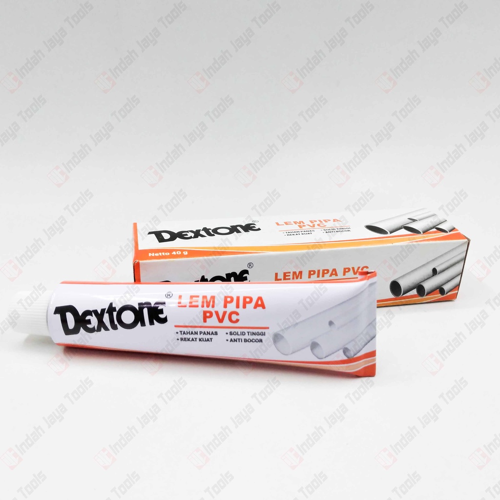 DEXTONE LEM PIPA PVC 40 GRAM - Lem Paralon Pralon Talang Kran Talang