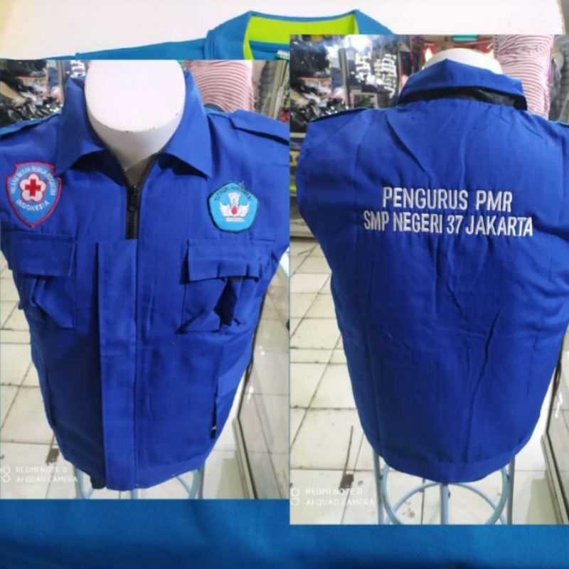 rompi pengurus pmr#rompi pmr sekolah