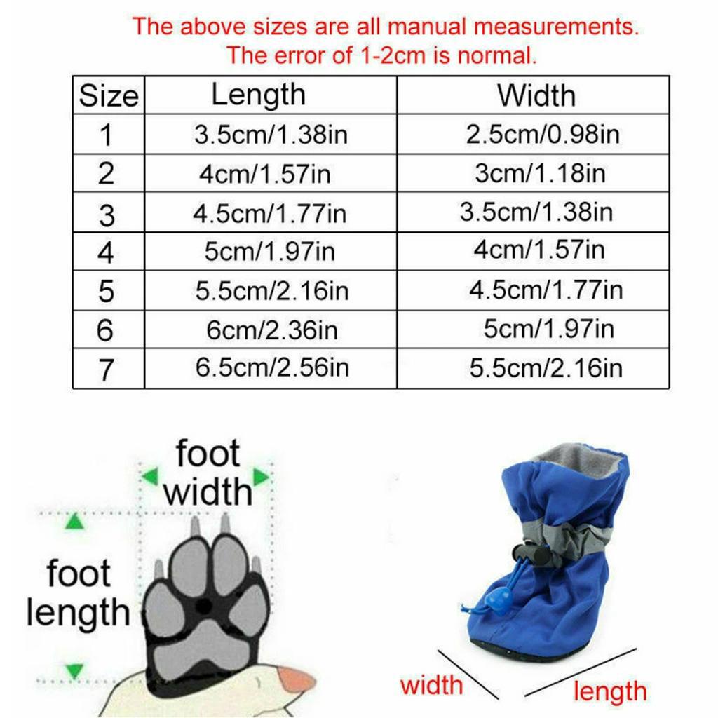 Pet Shoes - Sepatu Anti Air Anjing Kucing - Pet Waterproof Shoes - Sepatu Anti Slip Anabul