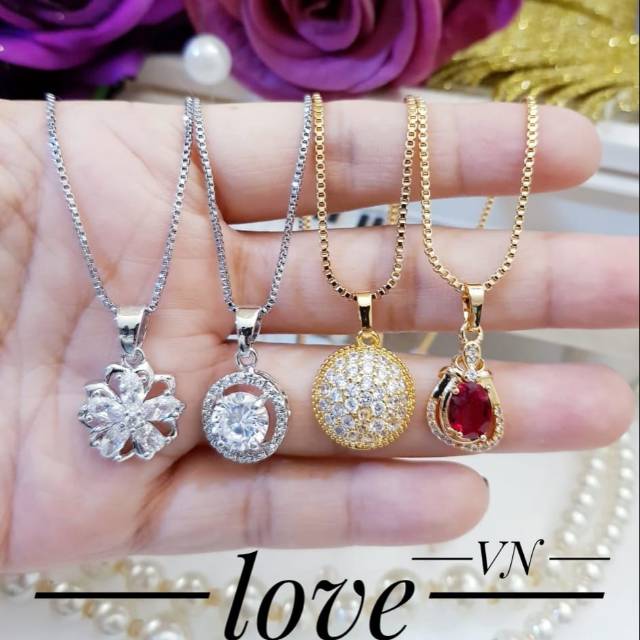 Xuping kalung lapis emas 24k 2234j