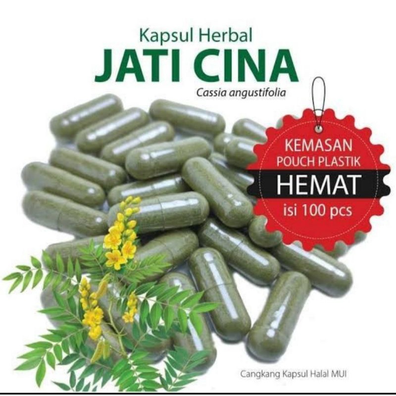 kapsul jati cina herbal isi 100