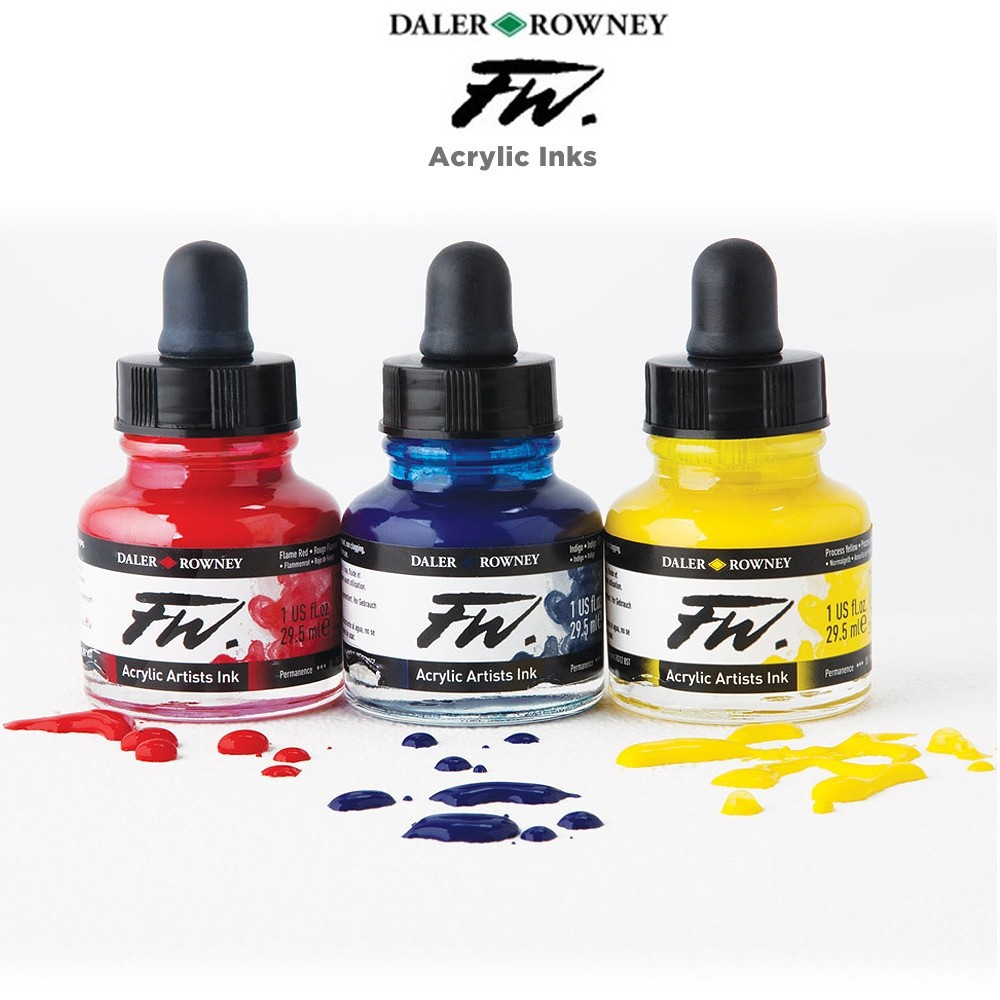 Daler Rowney FW Acrylic Ink Part 1/2