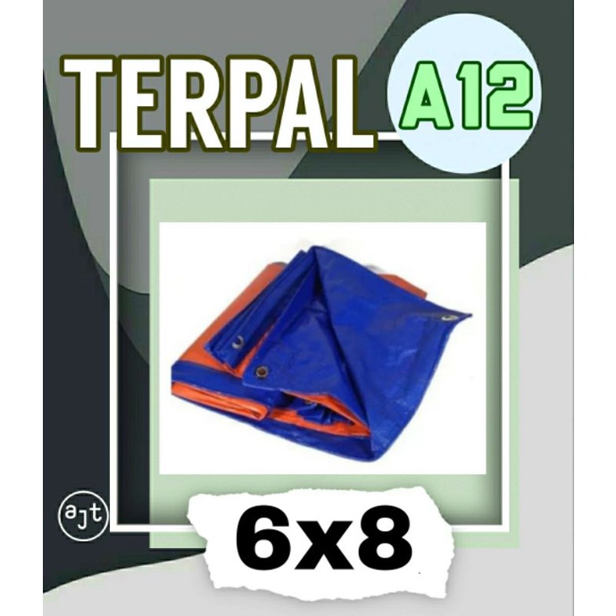 Terpal Plastik A12 ukuran 6 x 8